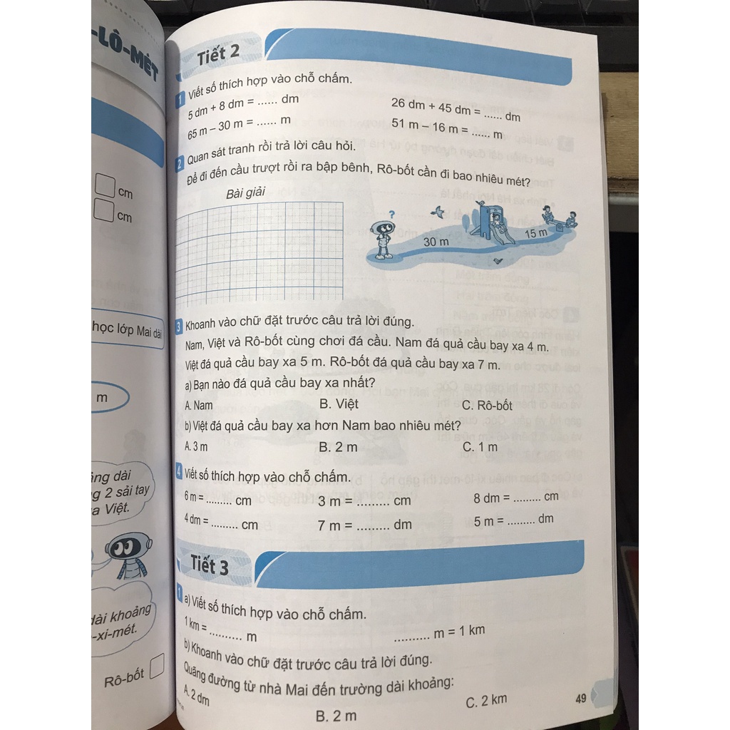 Sách - Vở thực hành Toán lớp 2 tập 2