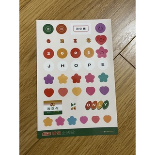 Set sticker trong bộ SSGT21 BTS