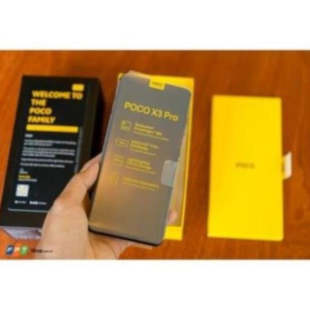 Điện thoại Xiaomi Poco X3 pro  - Pin 5160 mAh màn hình đục lỗ nốt ruồi - fullbox - nguyên seal fullbox