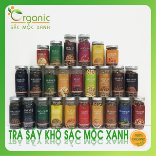 Trà thảo mộc sấy khô Sắc Mộc Xanh, hỗ trợ giảm cân và thanh nhiệt giải độc, trà sấy
