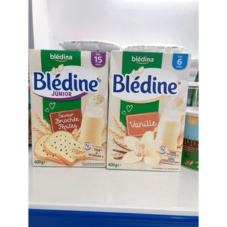 Bột lắc sữa pha sữa Bledina Bledine Pháp đủ vị: tự nhiên 4m - ban đêm 4m - bích quy 6m - bánh mì 8m - scl 12m