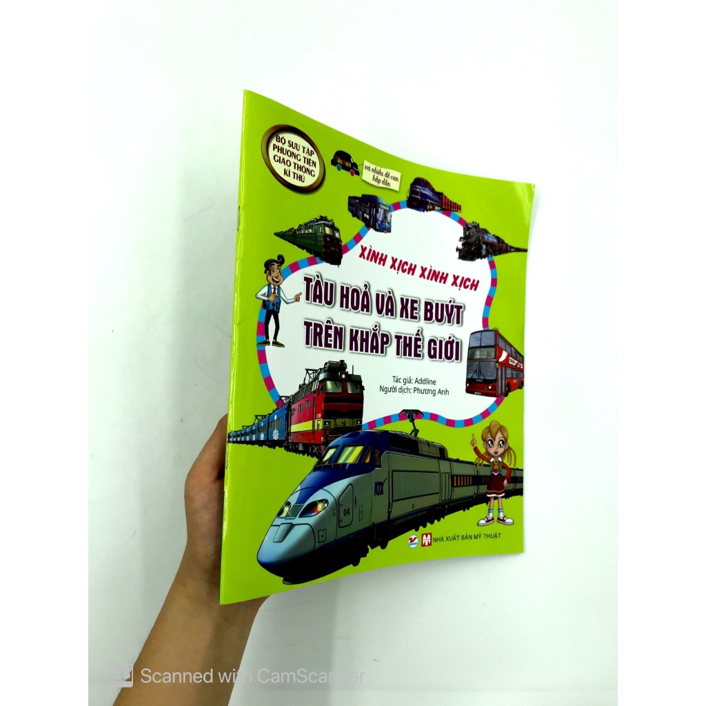 Sách - Bộ Sưu Tập Phương Tiện Giao Thông Kì Thú - Tàu Hỏa Và Xe Buýt Trên Khắp Thế Giới