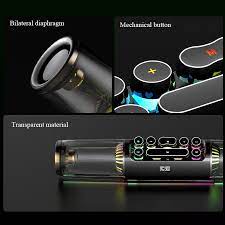 Loa Bluetooth chơi game SOAIY SH19 RGB Máy tính Soundbar 3D Surround Cột không dây Loa siêu trầm Trung tâm âm nhạc Âm th