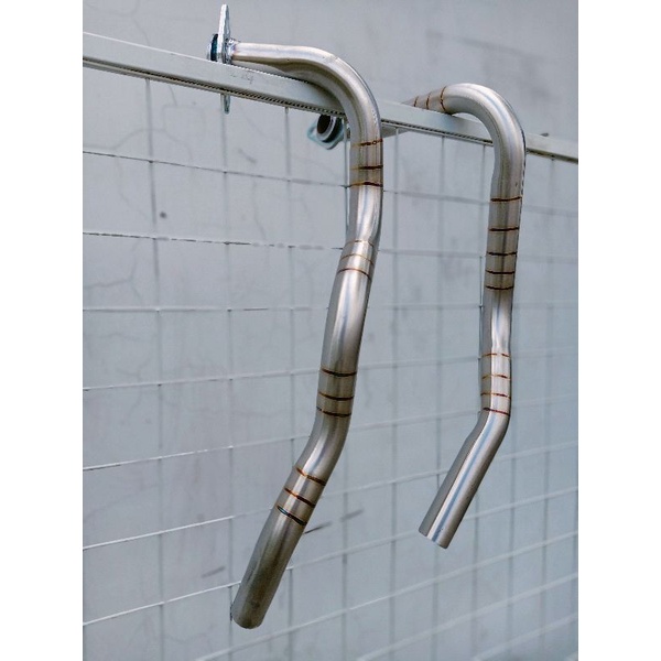 Cổ pô inox 304 cho Vario AB125 mẫu mới