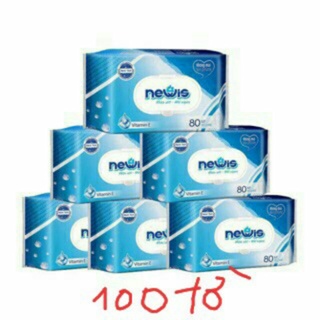 Com bo 5 gói khăn ướt newis loại 100 tờ, không mùi