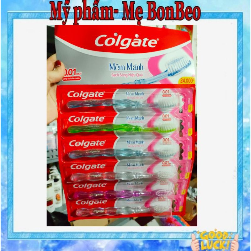 Bàn chải đánh răng Colgate 0.01mmm mềm mảnh