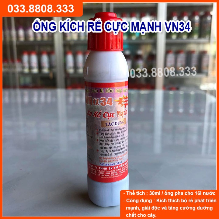 Kích Rễ Cực Mạnh VN34 - ống 30ml - Ra Rễ Cực Mạnh