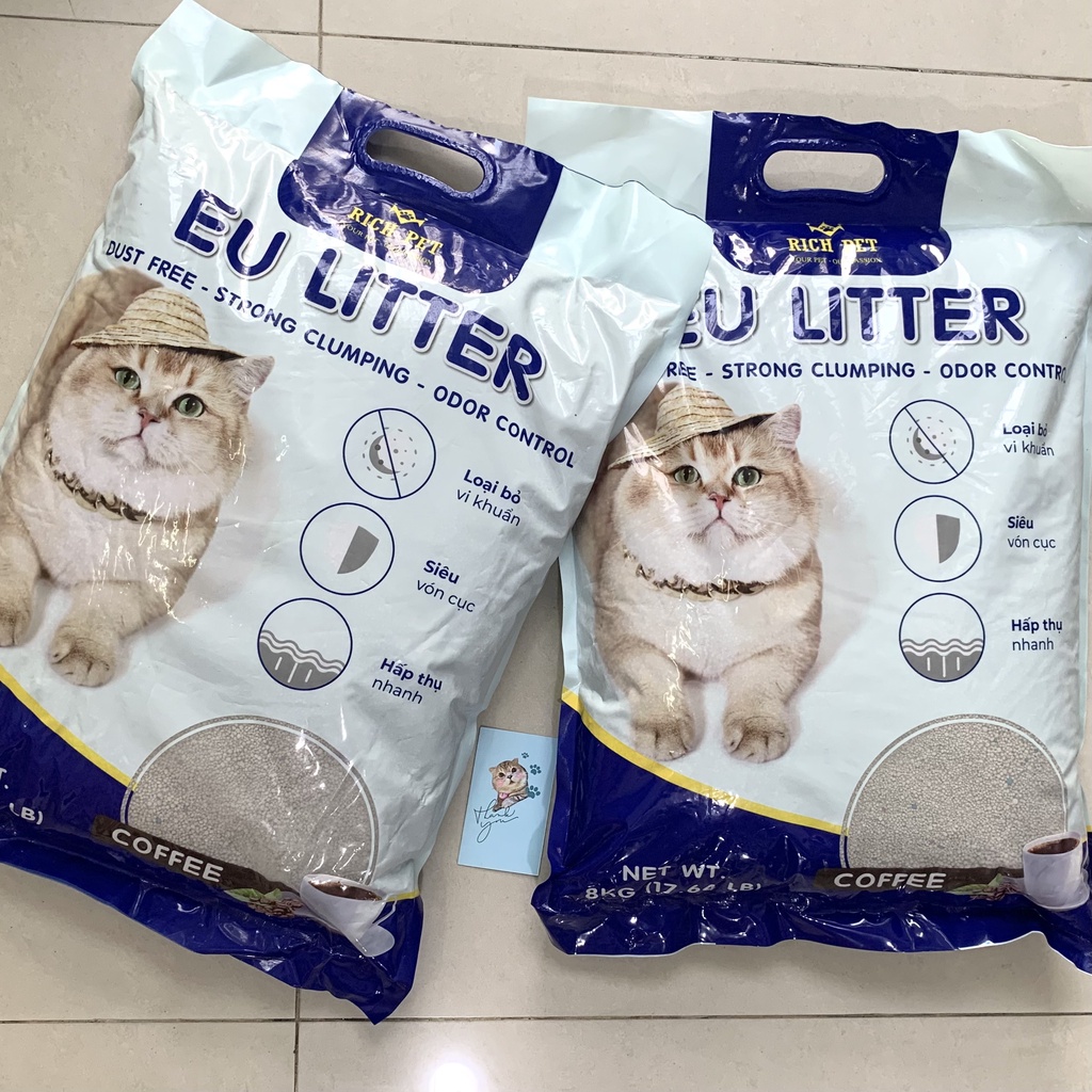 Cát Đất Sét Cho Mèo EU - Cát EU Litter Cho Mèo