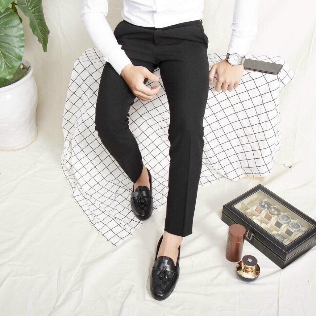 Quần âu nam kết hợp áo sơ mi cực đẹp cho dân công sở