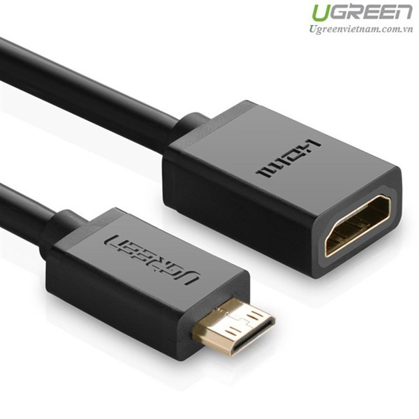 Cáp nối dài mini HDMI to HDMI dài 20cm chính hãng Ugreen 20137