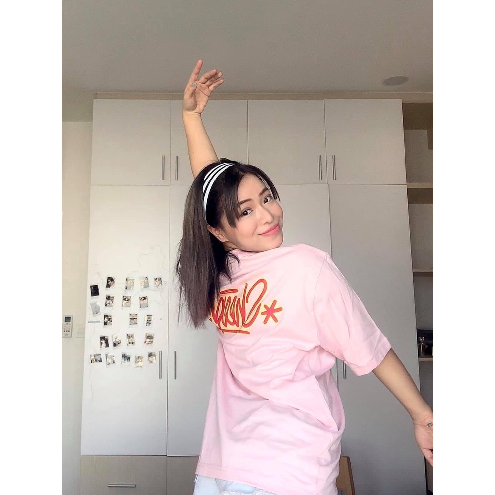 Áo Thun tay ngắn BLACKSHEEPS màu hồng aka Grafitti Lettering SS Tee - BLUSHING BRIDE