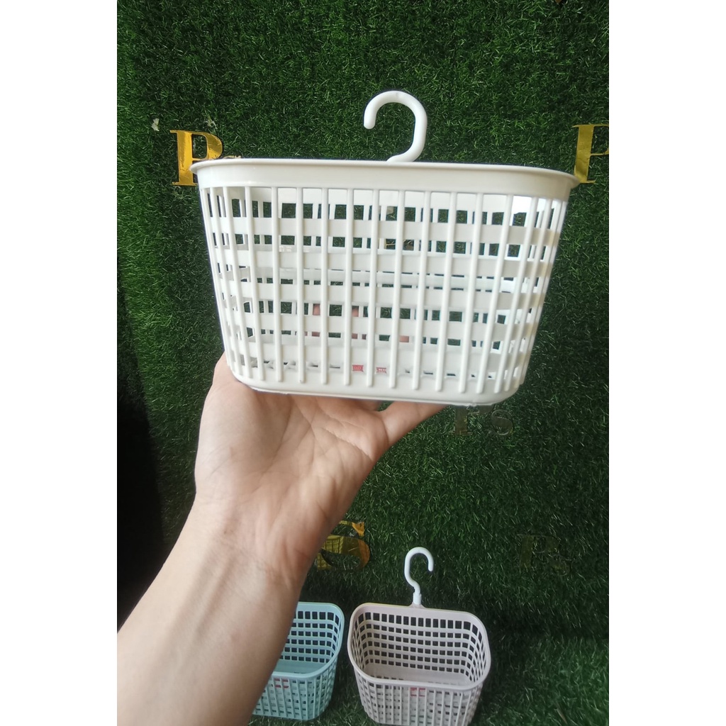 Rổ Nhựa Chữ Nhật Đựng Đồ Đa Năng Việt Nhật - Giỏ nhựa đựng đồ treo bồn rửa chén nhà tắm tiện lợi Việt Nhật (3241)