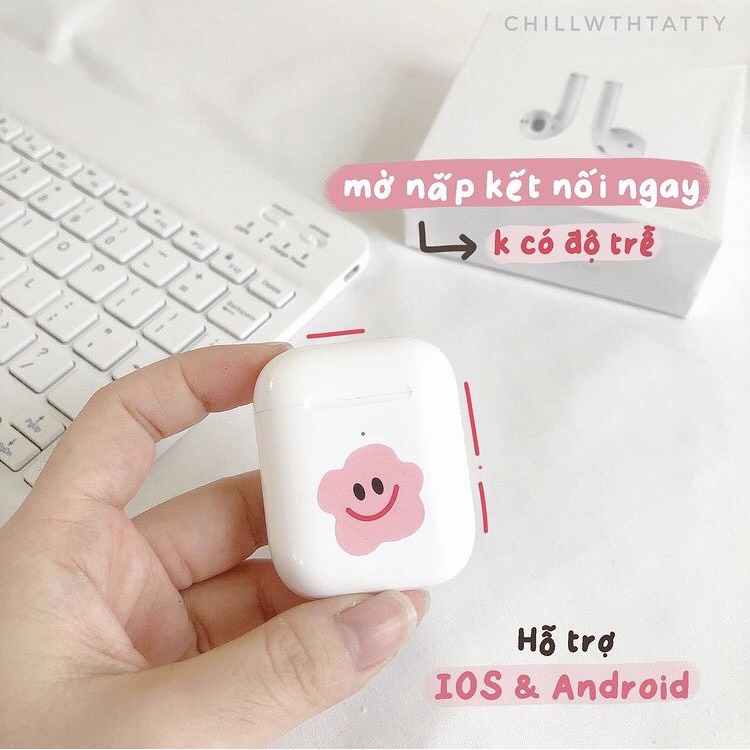 Tai Nghe không dây Bluetooth TWS 2 - Đổi Tên, Định Vị, Chạm Cảm Biến