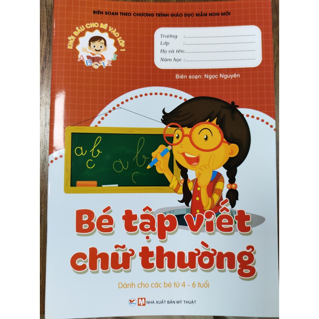 Sách Khởi Đầu Cho Bé Vào Lớp 1 Bé Tập Viết Chữ Thường