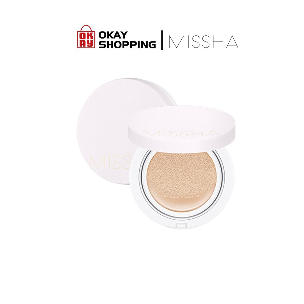 Phấn nước che khuyết điểm MISSHA Magic Cushion Cover Lasting SPF50+/PA+++ No.23 15g