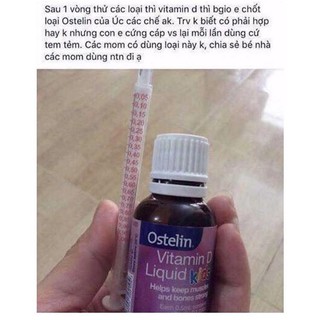 Vitamin D3 Ostelin Úc 20ml