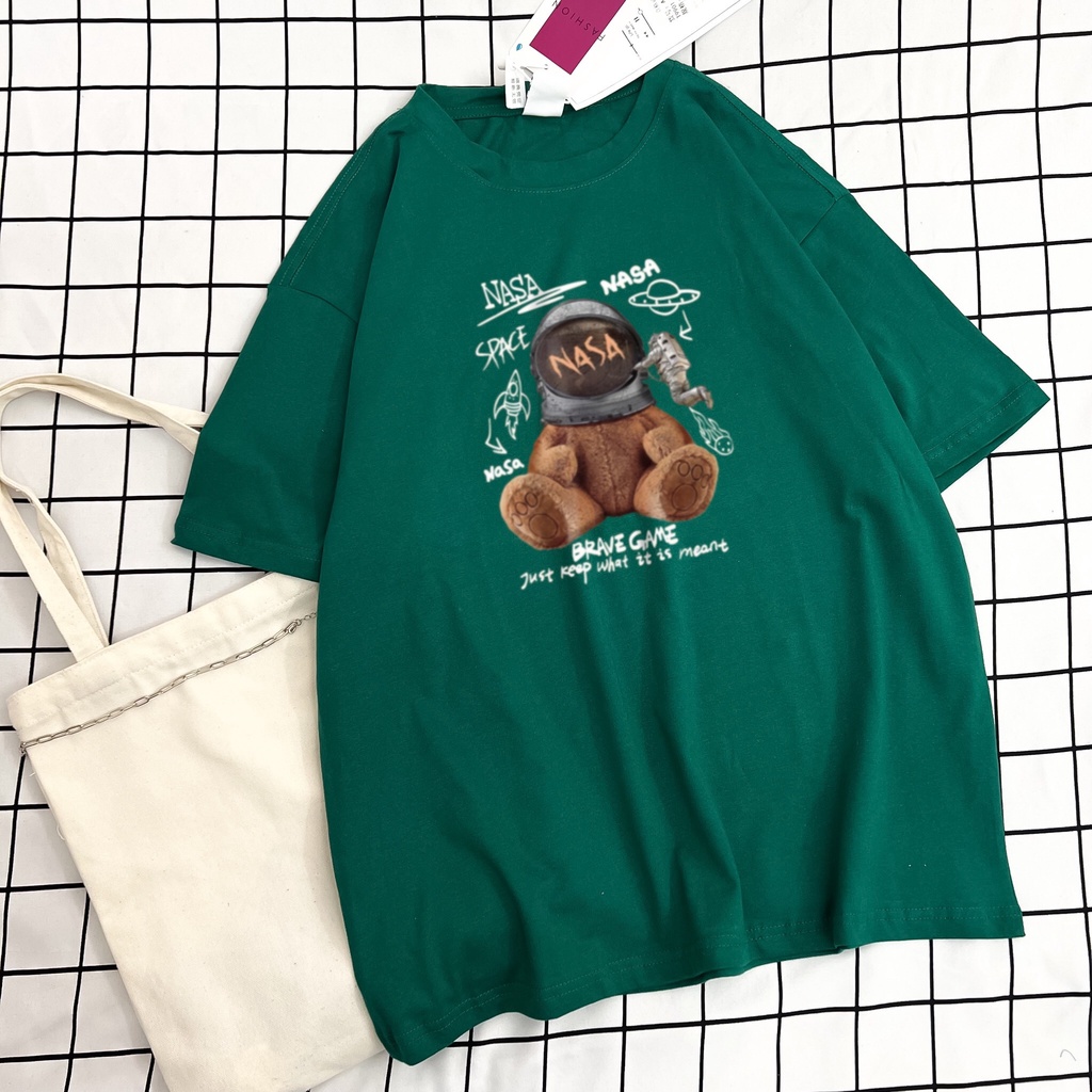 Áo thun tay lỡ nam nữ MEANSTORE phông in hình cotton vải mát form rộng phong cách Ulzzang - Ảnh thật