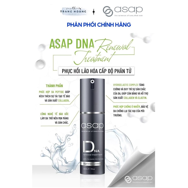 Kem dưỡng phục hồi cấu trúc da ASAP DNA 30ml