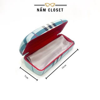 Hộp da cứng đựng kính mát, gọng kính cận nams