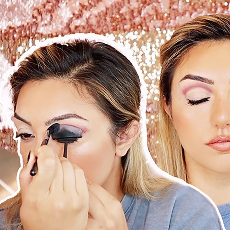 Bộ Dụng Cụ Hỗ Trợ Trang Điểm Mắt 6 Trong 1 Bằng Silicone Tiện Lợi Dành Cho Nữ