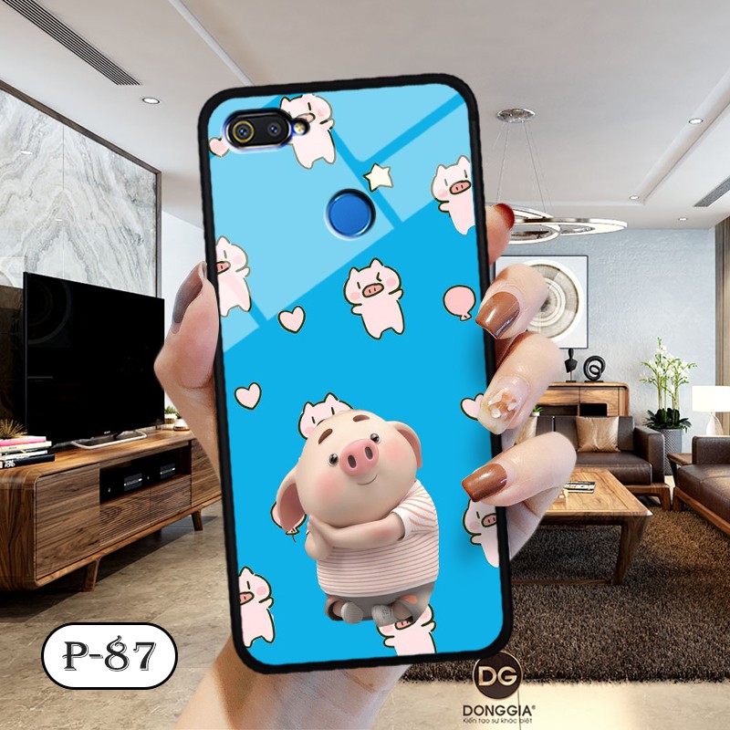 Ốp kính in hình cute OPPO A12