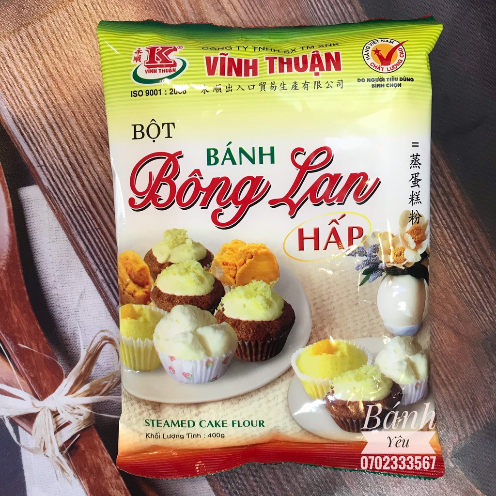 Bột bánh bông lan HẤP Vĩnh Thuận 400G