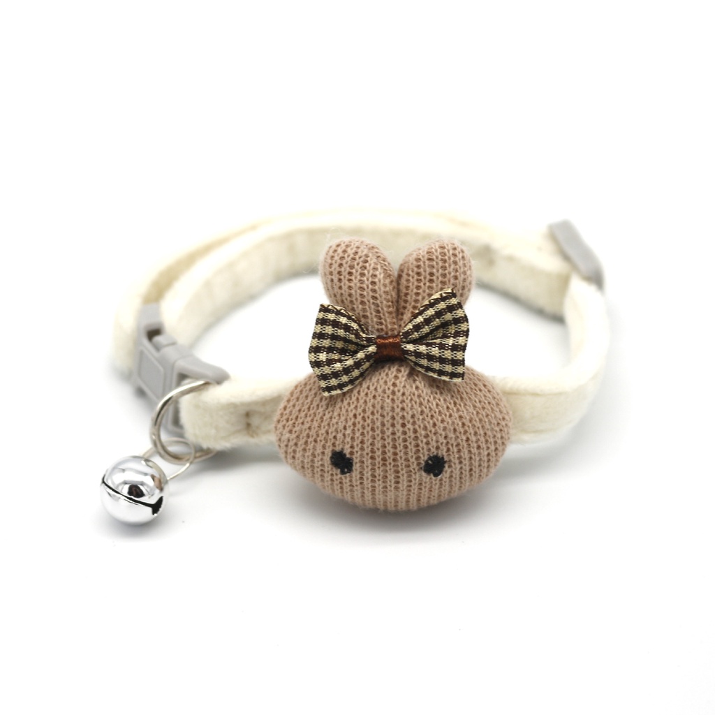 Vòng Cổ Gắn Chuông Và Nơ Họa Tiết Hoạt Hình Dễ Thương Dành Cho Thú Cưng