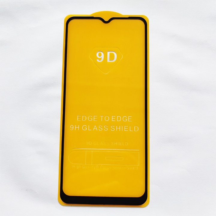 Kính Cường Lực Samsung Galaxy A12 9D Full Keo Full Màn - Miếng Dán Màn HÌnh Cao Cấp - Viền Đen