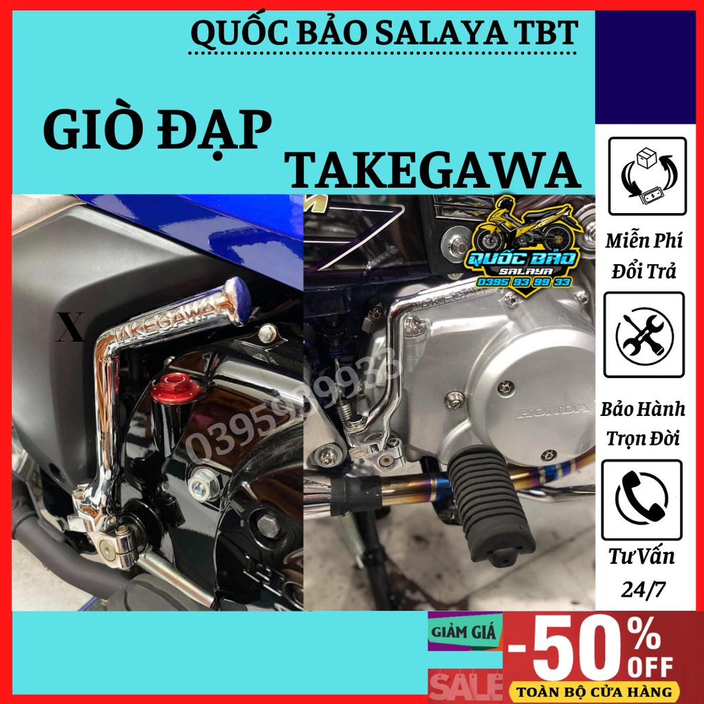 Giò đạp takegawa cho dream wave future lắp ráp như zin hàng nhập khẩu chính hãng