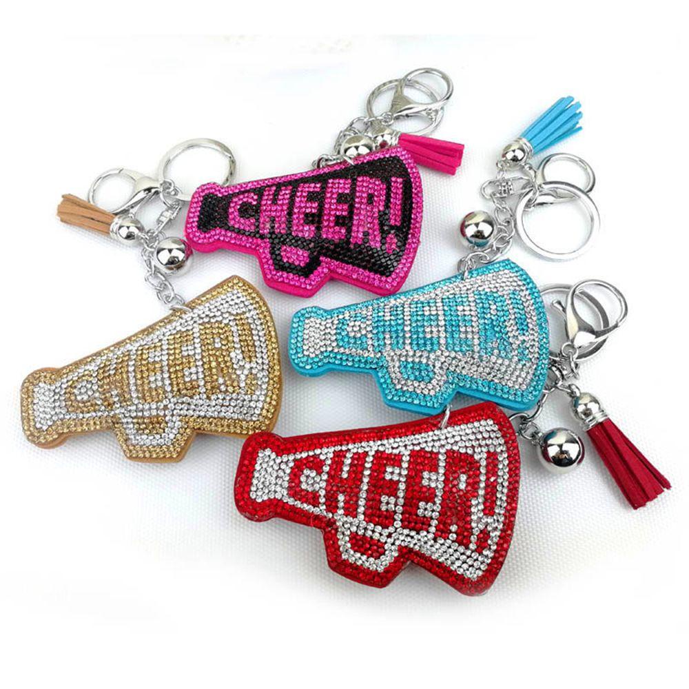 Móc Khóa Dây Tua Rua In Chữ Cheer Trang Trí Túi Xách / Quà Tặng