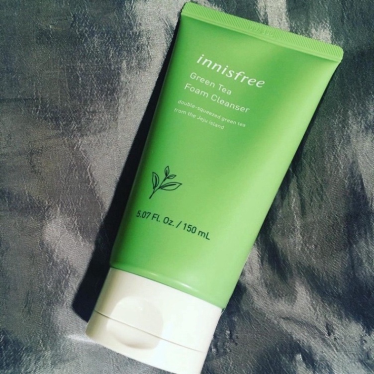 Sữa Rửa Mặt 💕𝑭𝒓𝒆𝒆𝒔𝒉𝒊𝒑💕 SỮA RỬA MẶT TRÀ XANH Innisfree Green Tea Cleansing Foam 150ML- Mẫu Mới