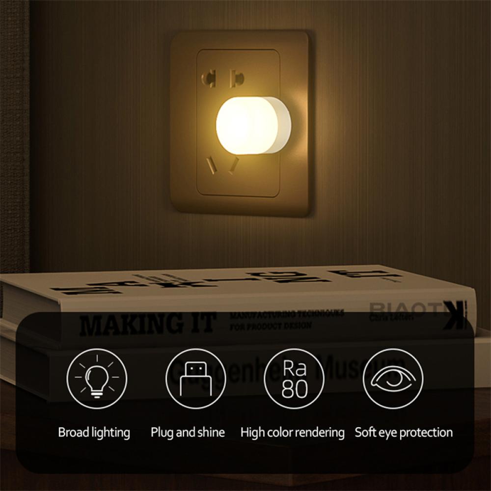 Đèn LED Đọc Sách Bảo Vệ Mắt Sạc USB E2I7 Hình Tròn Tiện Dụng