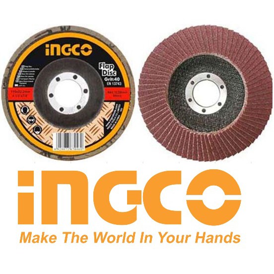 TOTAL Đĩa Nhám xếp 100mm x 16mm Grit 40 TAC6310013
