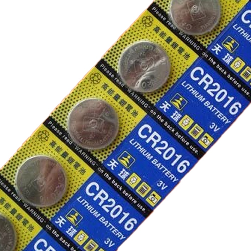Pin Cúc áo 3V CMOS CR2016 CR2025 CR2032 Lithium 3V vỉ 5 viên TIANQIU 2016 2025 2032 pin tay điều khiển RF loại tốt