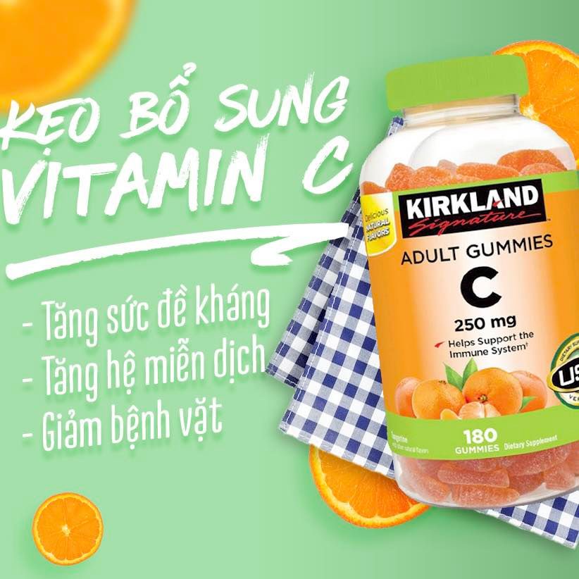 Kẹo Dẻo C - Kirkland Siêu Ngon 180 Viên