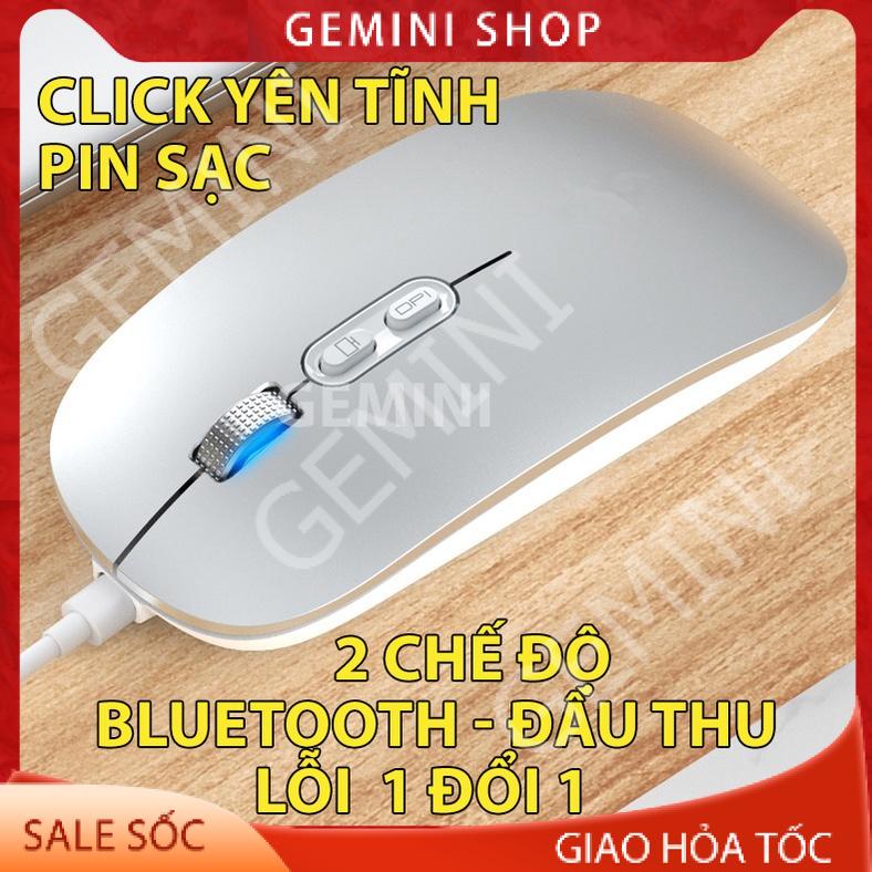 Chuột Bluetooth kiêm chuột không dây 2 in 1, PIN SẠC M103 cho điện thoại laptop máy tính bảng GEMINI SHOP