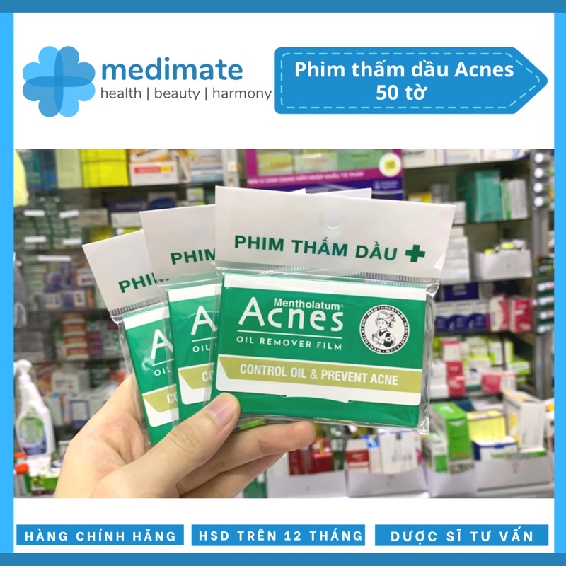 Phim thấm dầu Acnes 50 tờ