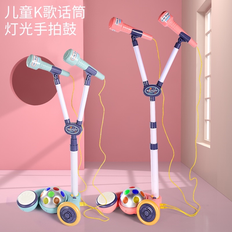 Karaoke cho bé 2 mic,pin,bé tập hát, bé yêu ca hát