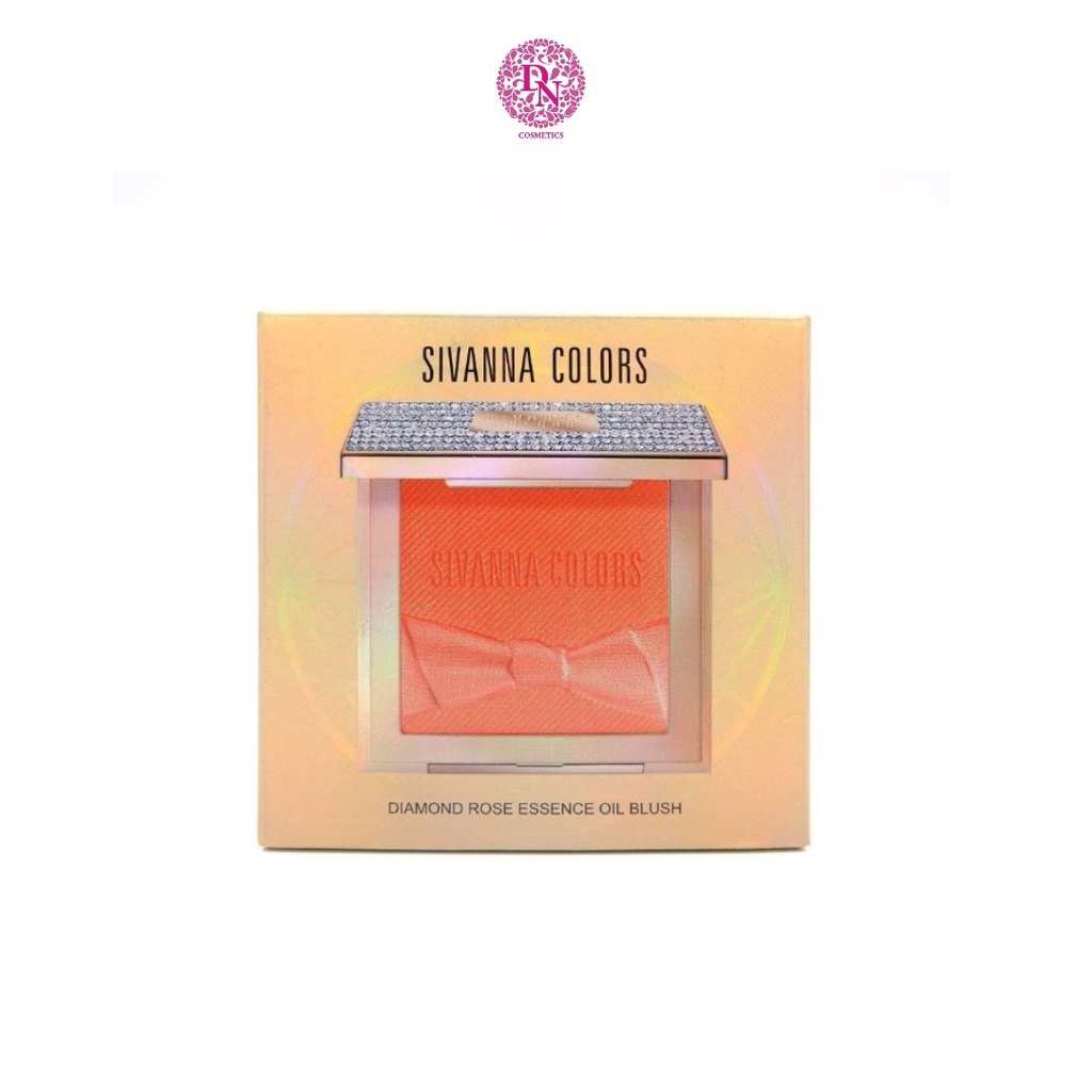 Phấn Má Hồng Trang Điểm Sivanna Colors Diamond Rose Essence Oil Blush HF4027 10g