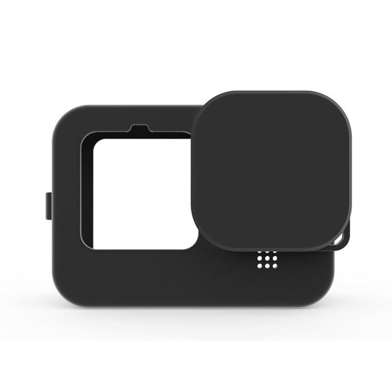 Protective Shell With Silicone Lens Cover For Go pro Hero 9 Black Sports Camera