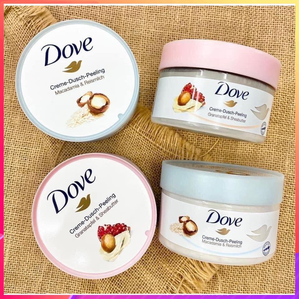 Tẩy da chết Dove Exfoliating Body Polish - Dưỡng da mịn màng tươi sáng 225ml - MIE SHOP