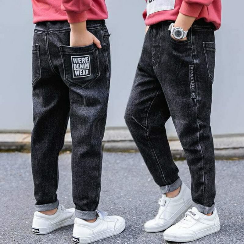 QUẦN JEANS ĐEN SIZE ĐẠI CHO BÉ
