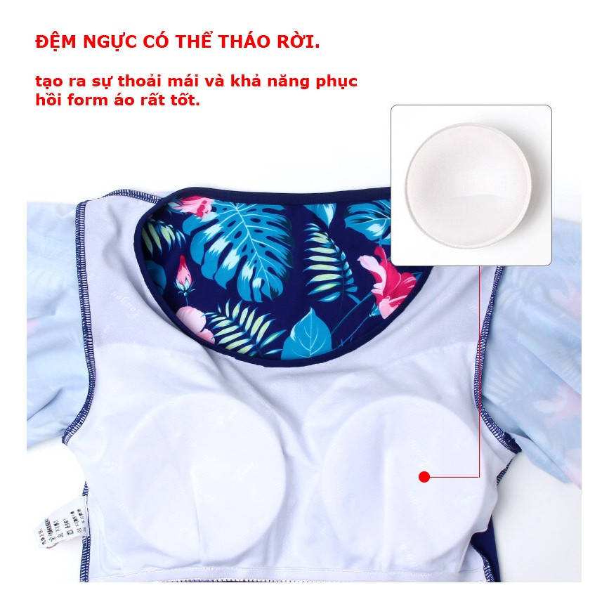 Quần áo bơi cho người trung niên, cổ tròn