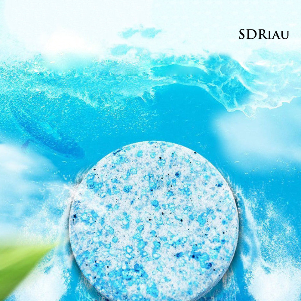 Set 6 Viên Sủi Vệ Sinh Cho Kính Chắn Gió Xe Ô Tô