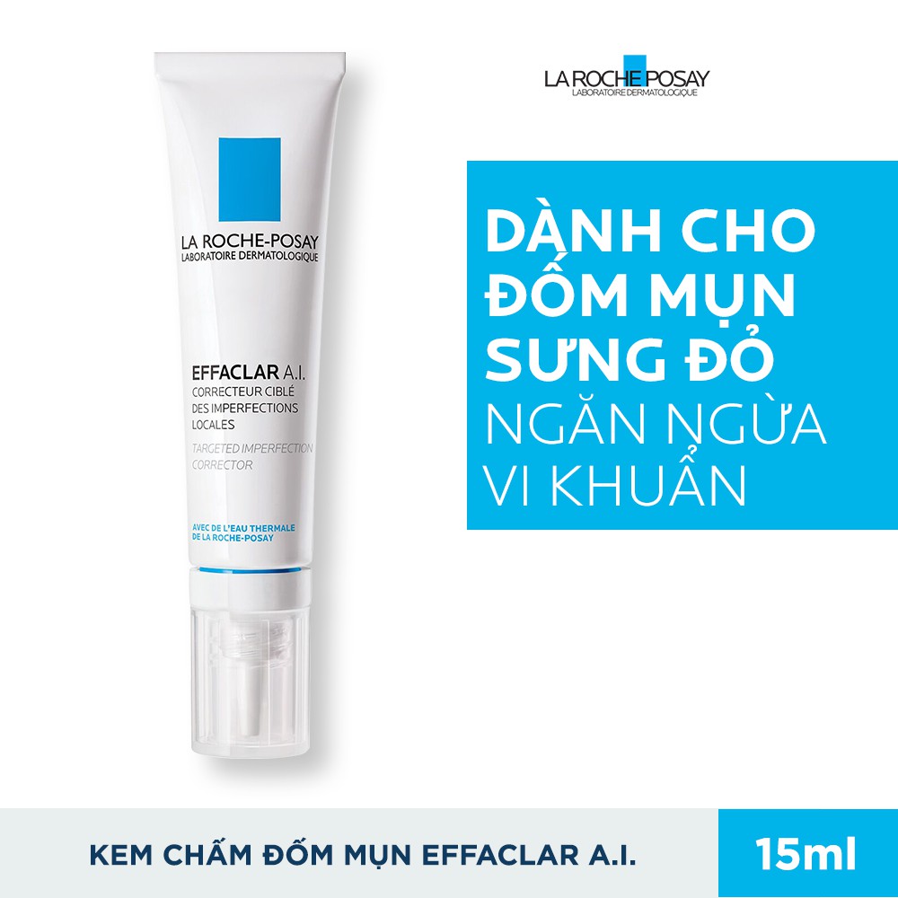 Kem Dưỡng La Roche-Posay Làm Giảm Mụn Chuyên Biệt Effaclar A.I (15ml)