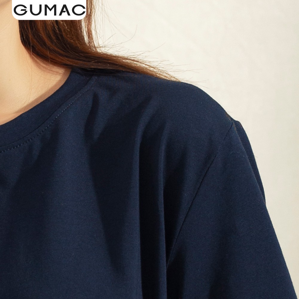 [Mã WABRGU100 giảm 15% đơn 249K tối đa 100k] Áo thun nữ phom rộng cột dây GUMAC đủ màu, freesize, thiết kế basic ATA1144 | BigBuy360 - bigbuy360.vn