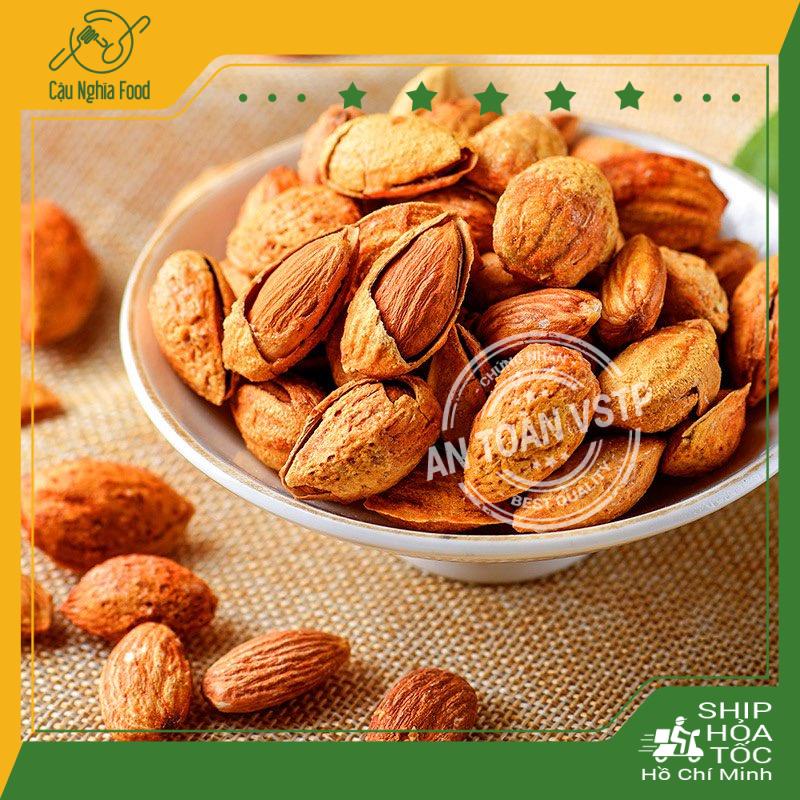 [Rẻ vô địch] 450Gram Hạnh Nhận Rang Bơ Loại Đặc Biệt Thơm Ngon 50gram, 250gram