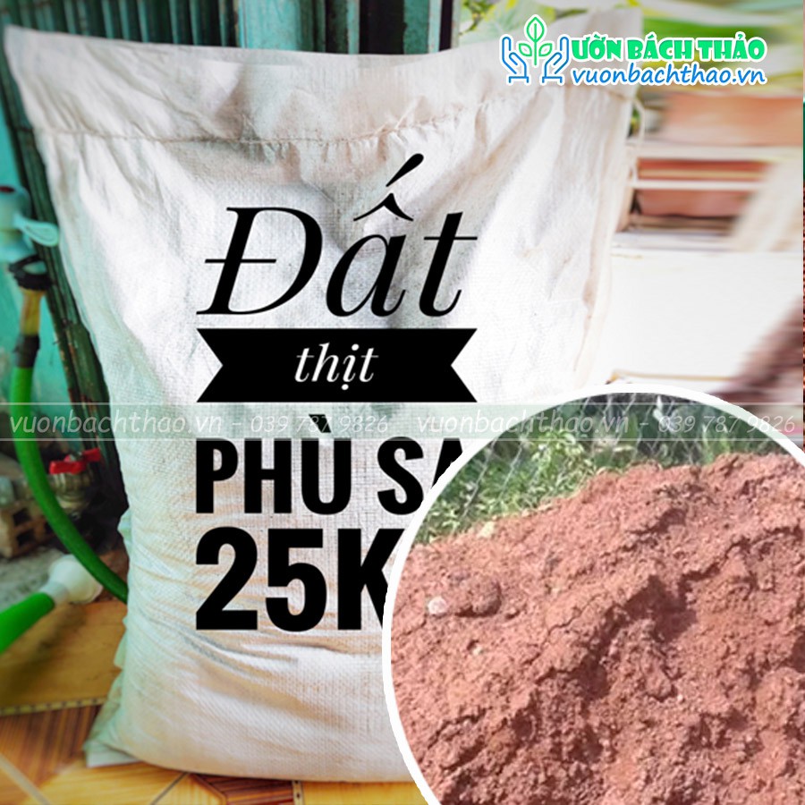 Đất thịt đất sạch tự nhiên đóng bao trồng cây