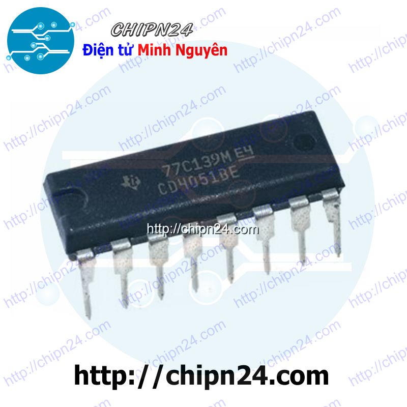 [3 CON] IC CD4051 DIP-16 (CD4051BE 4051)