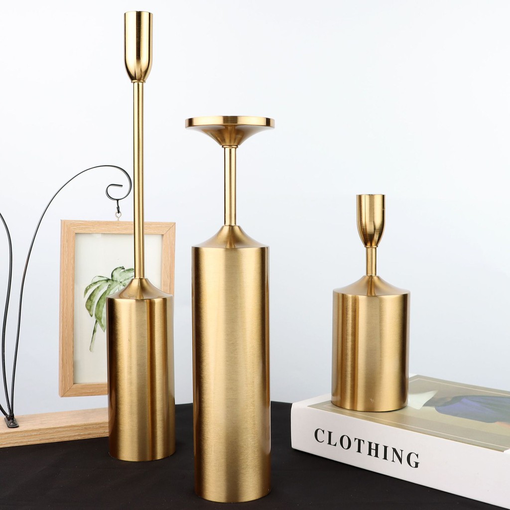 TnP DECOR - Set 3 chân nến cao cấp